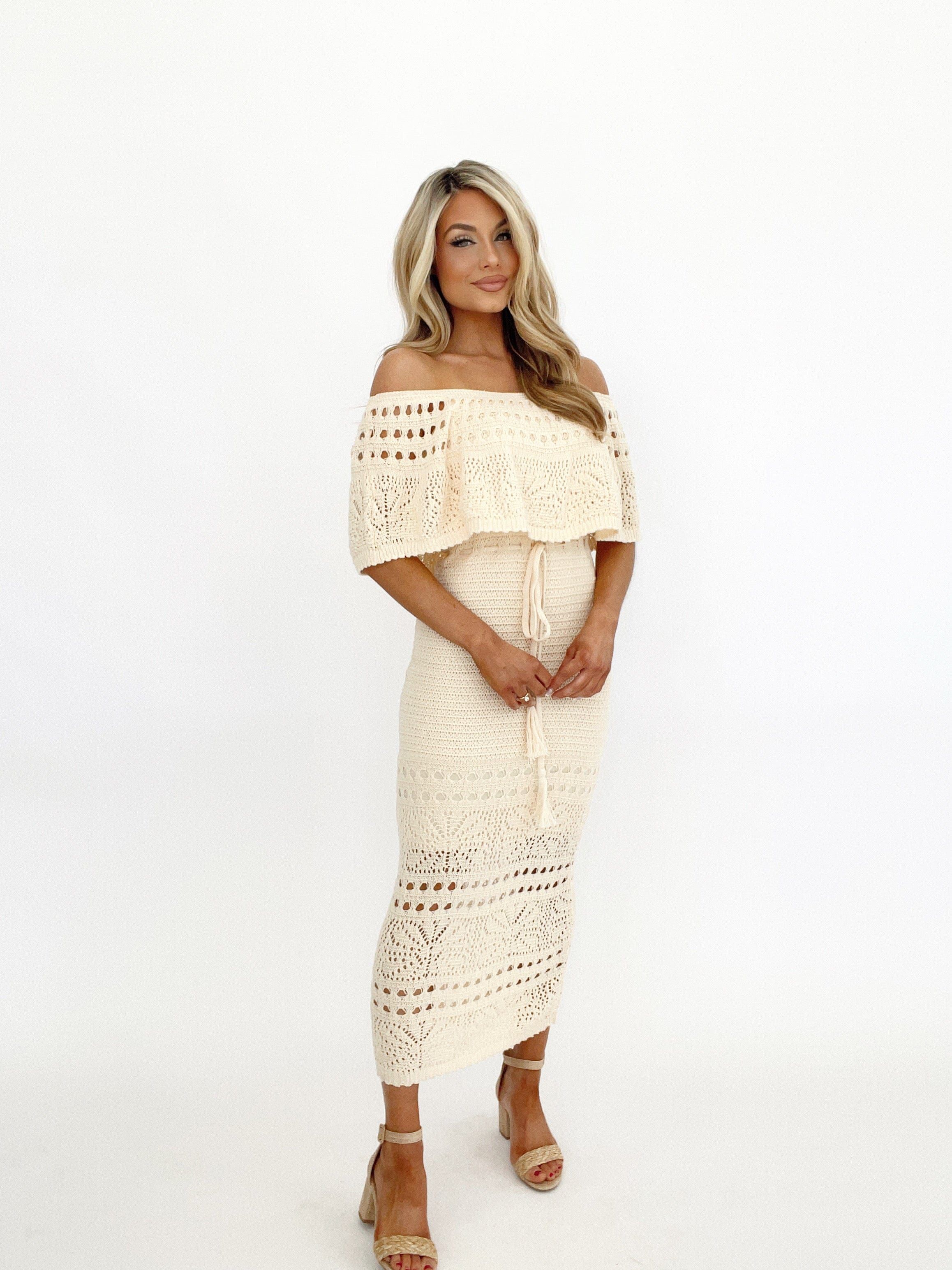 Chasing The Sun Crochet Dress sold by LANE 201 product image thumbnail 5