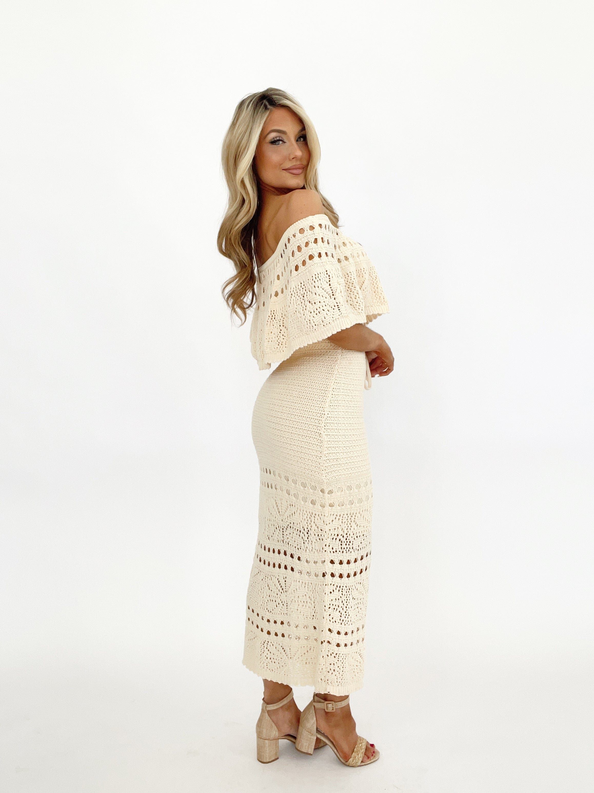Chasing The Sun Crochet Dress sold by LANE 201 product image thumbnail 2