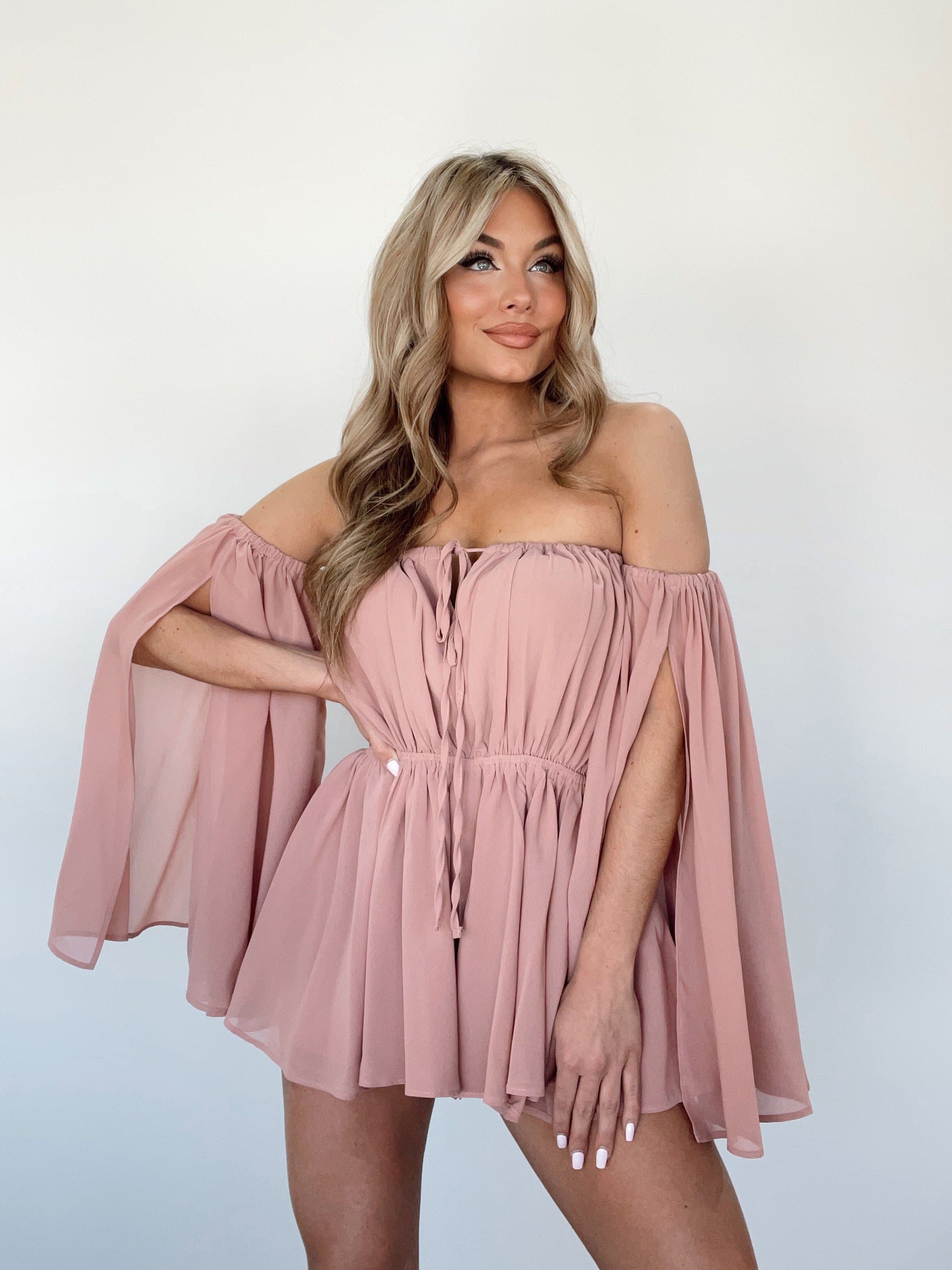 Rose Hidden Romance Romper sold by LANE 201 product image thumbnail 4