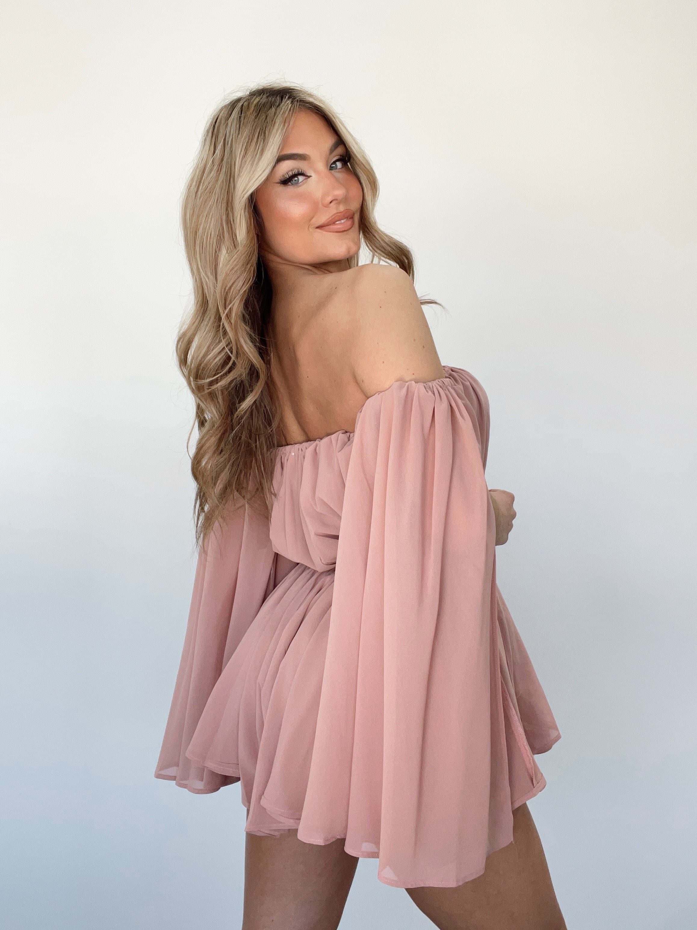 Rose Hidden Romance Romper sold by LANE 201 product image thumbnail 3