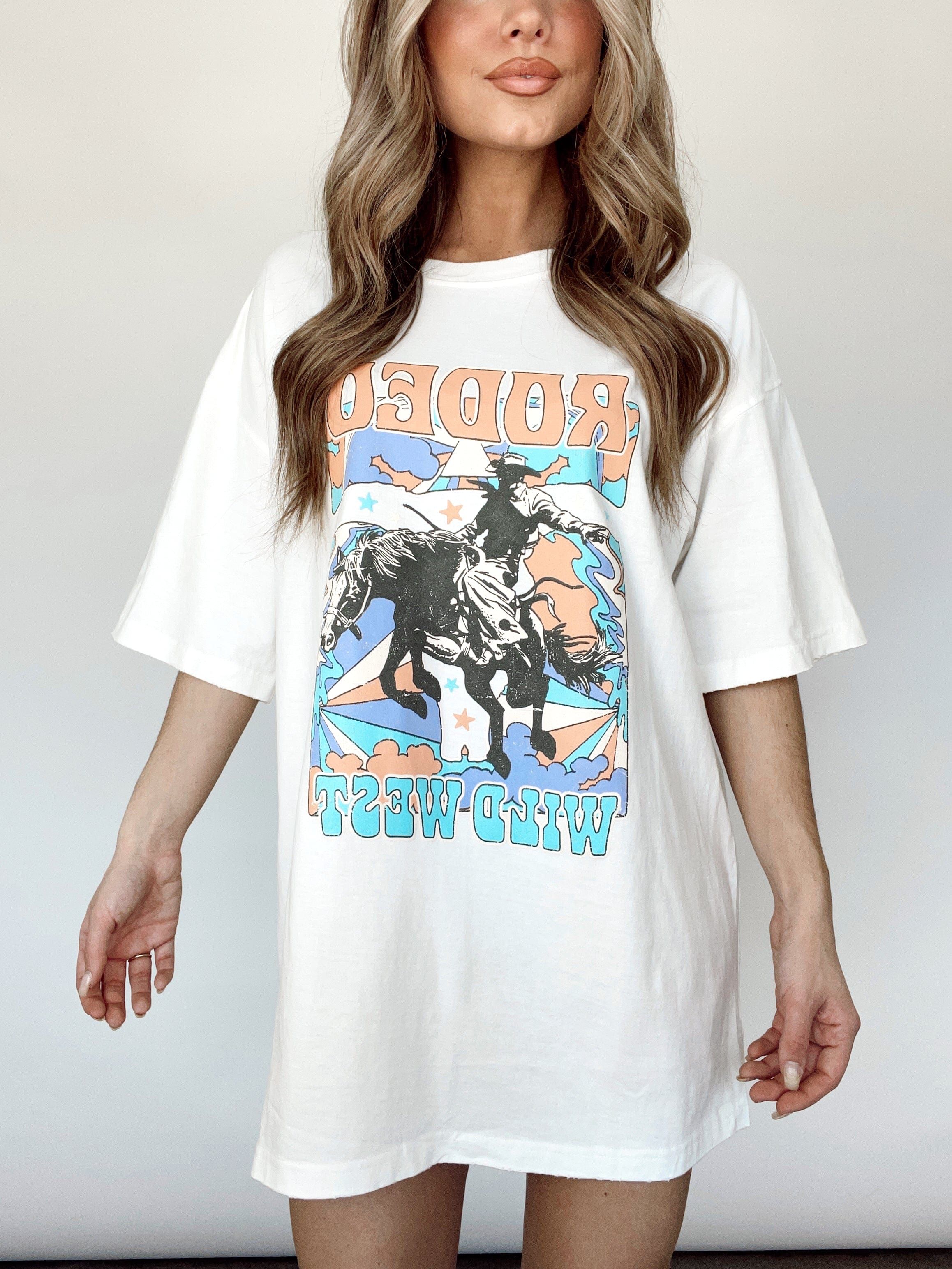 White Wild West Rodeo Graphic Tee sold by LANE 201 product image thumbnail 2