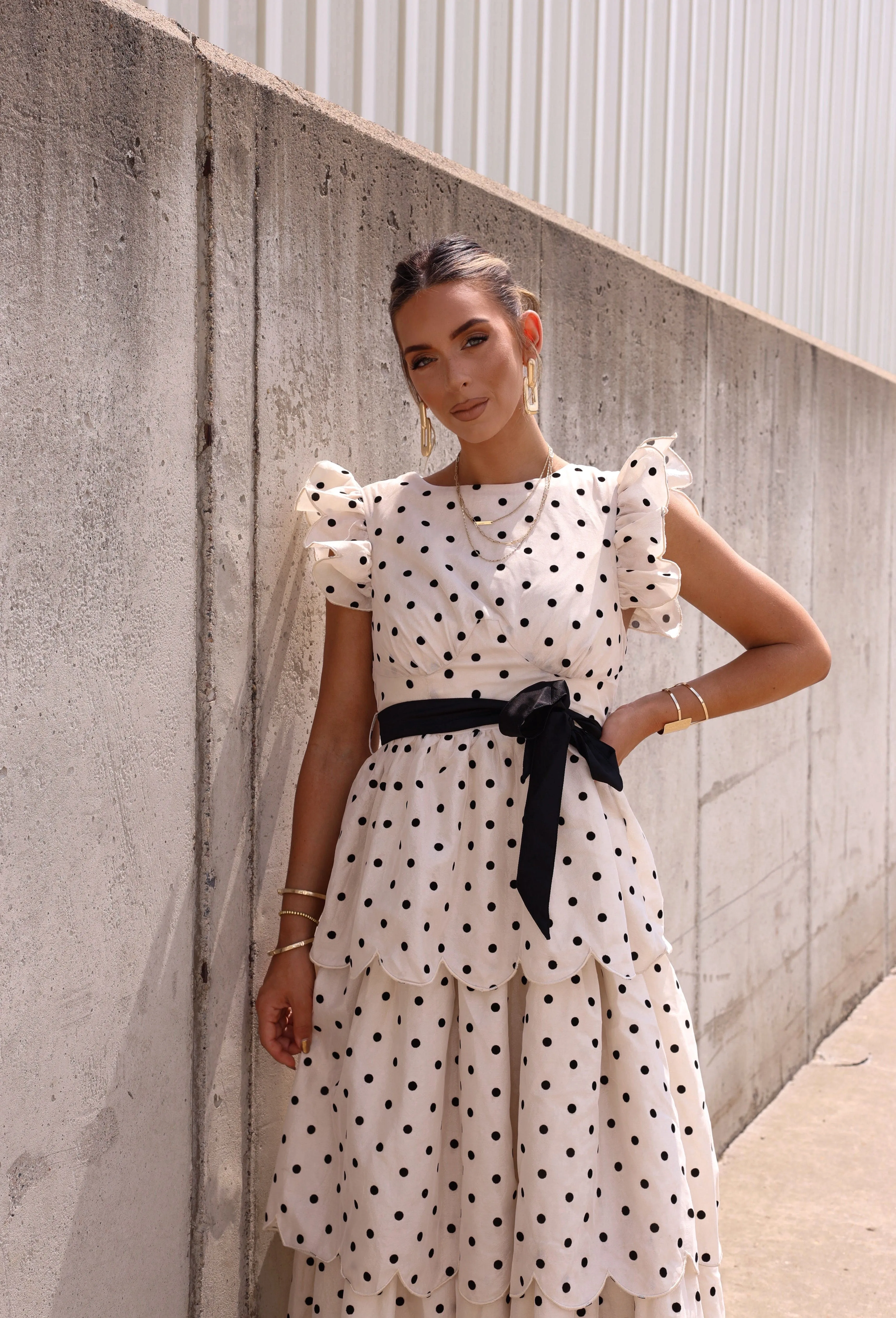 Impossibly Chic Midi Dress sold by LANE 201 product image thumbnail 5