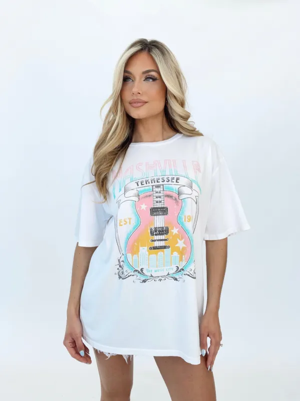 Nashville Oversized Graphic Tee sold by LANE 201