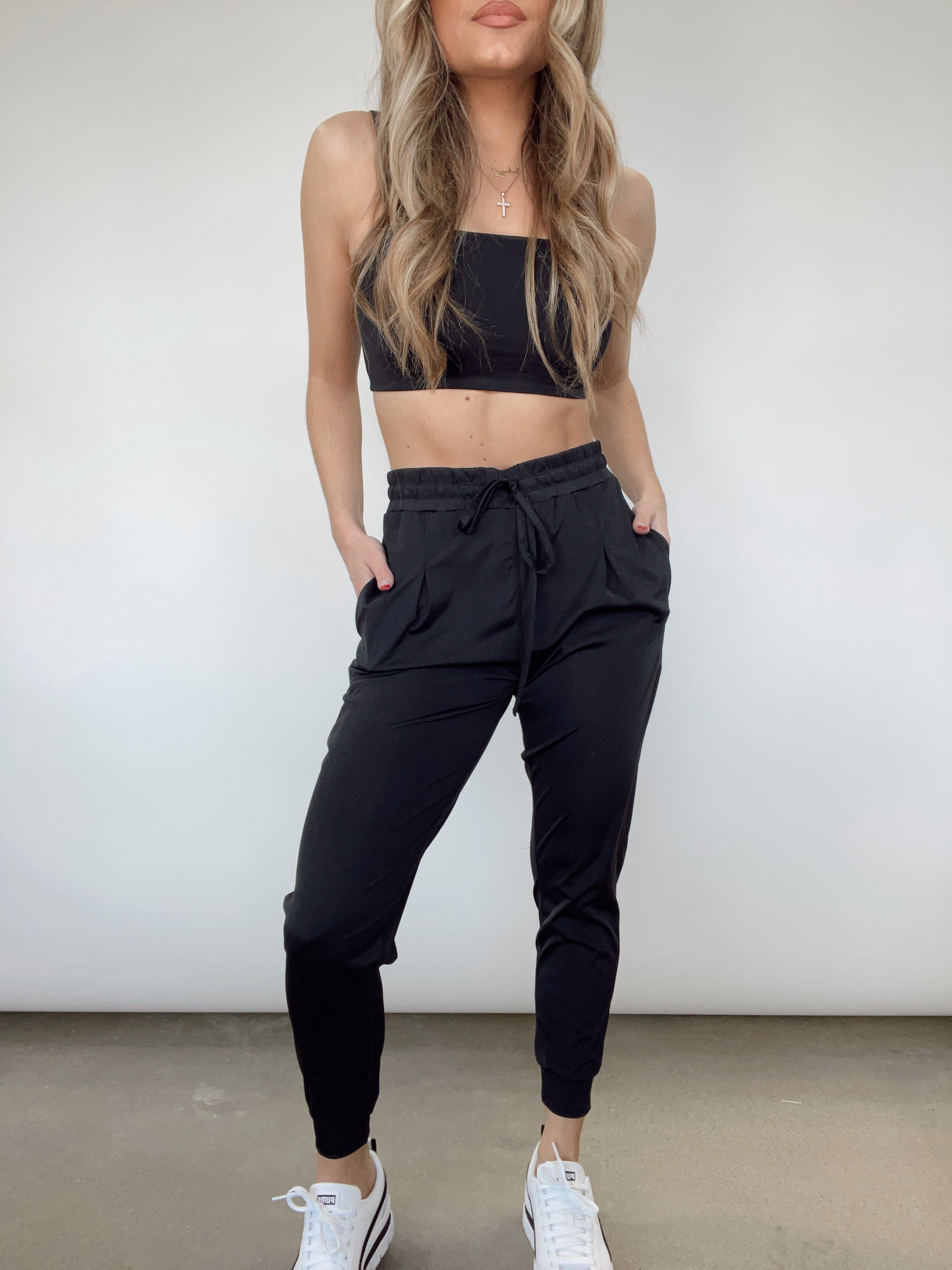 Black Train For It Joggers sold by LANE 201 product image thumbnail 5