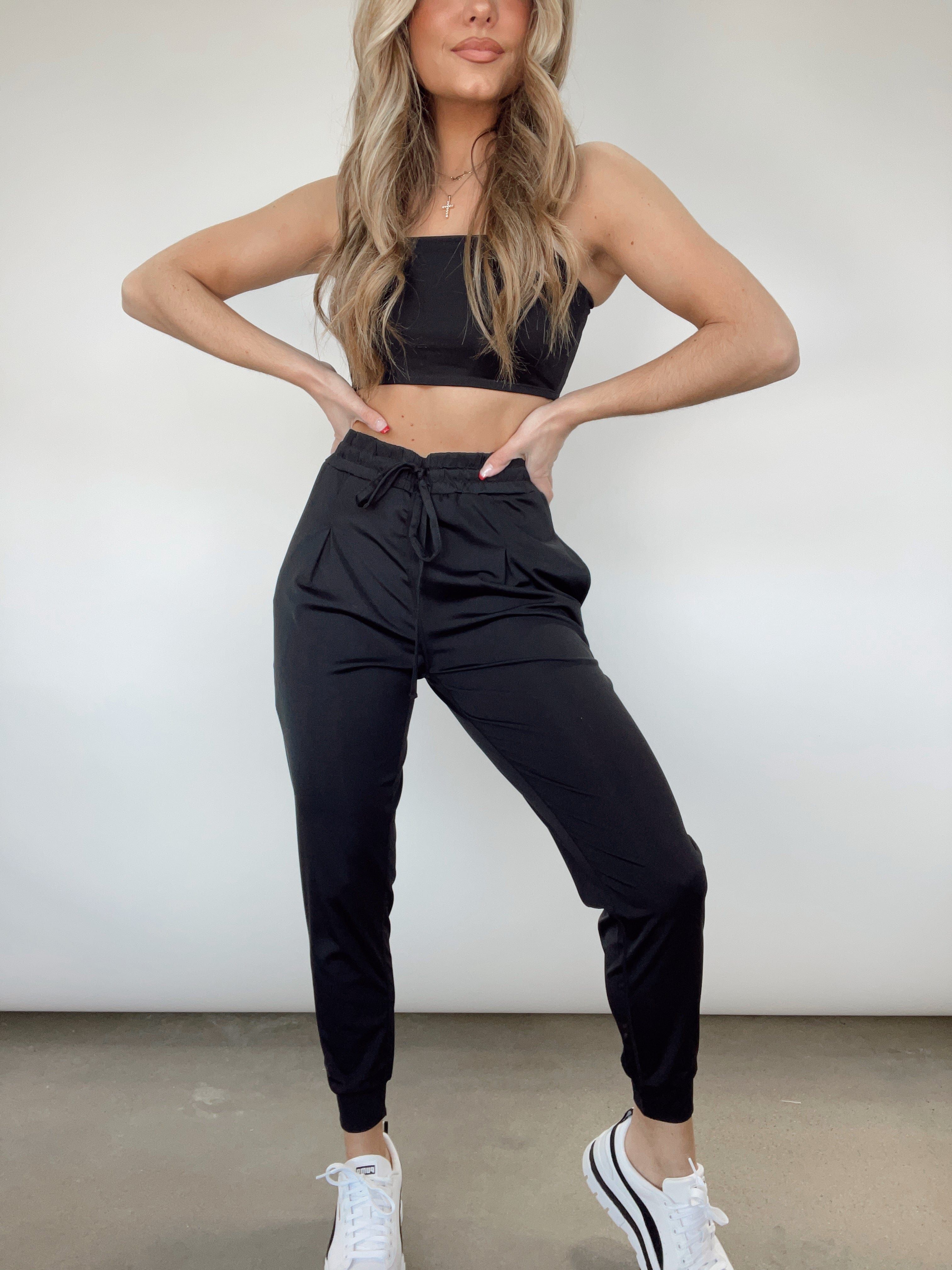 Black Train For It Joggers sold by LANE 201 product image thumbnail 2