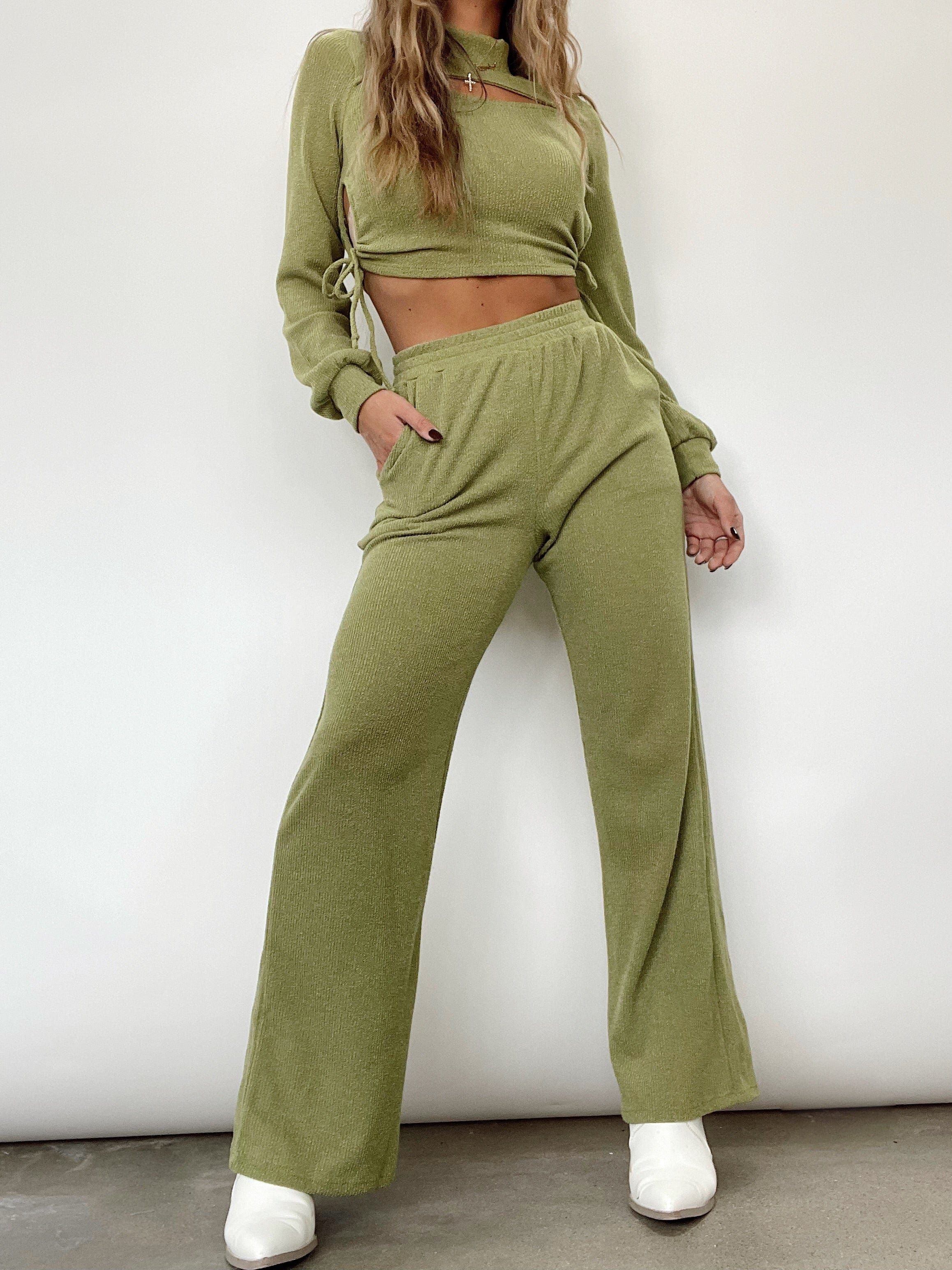Green With Envy Pants sold by LANE 201
