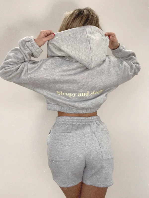 Sleepy Zip Up Hoodie made by LANE 201