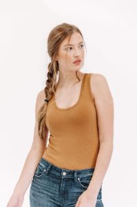 Camel Racer Back Bodysuit sold by LANE 201