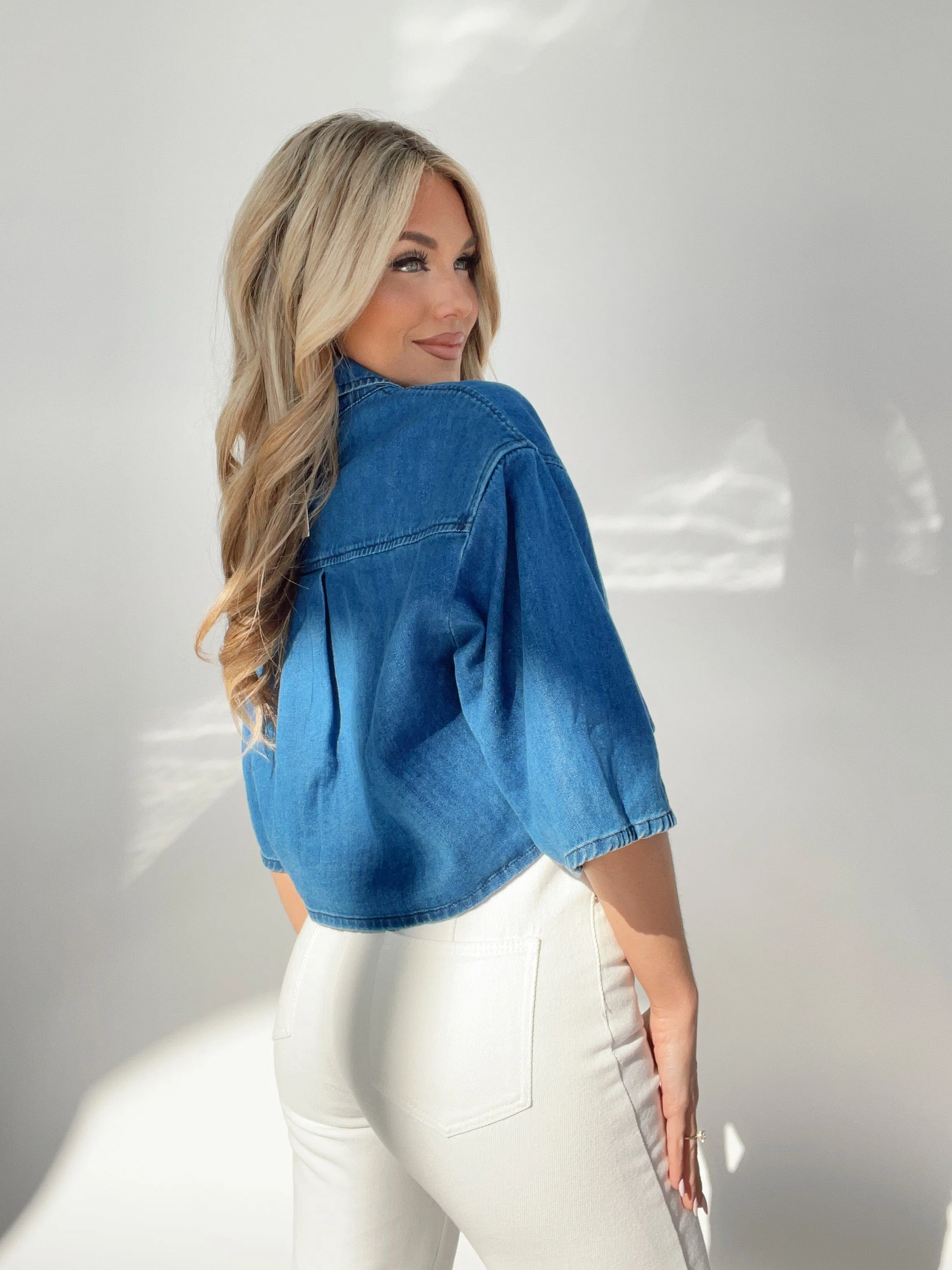 Ryann Denim Shirt sold by LANE 201 product image thumbnail 2