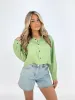 Lime Button Down Shirt sold by LANE 201