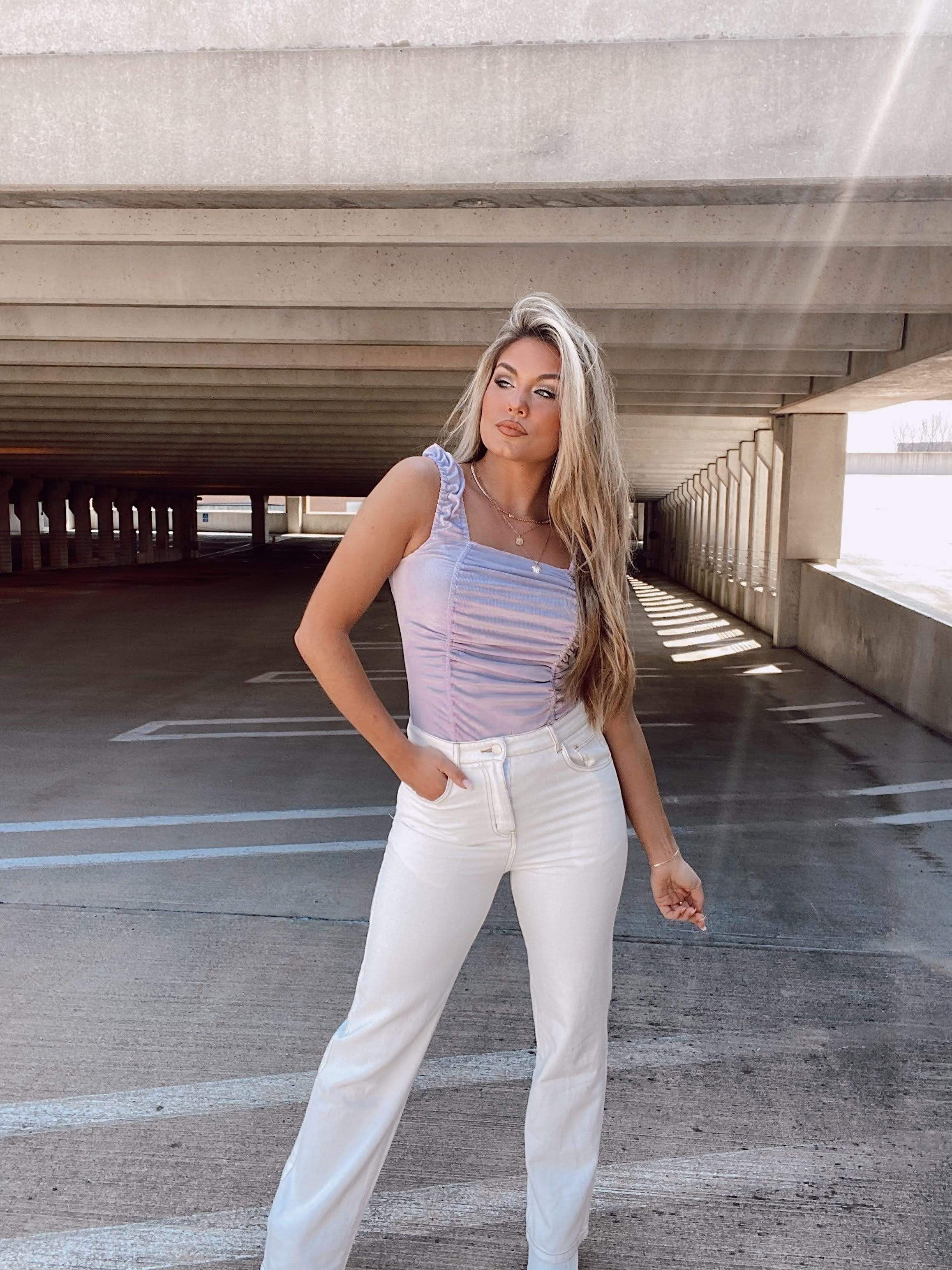 White Elly Denim sold by LANE 201 product image thumbnail 2