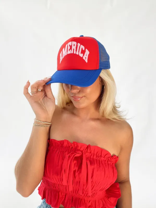 America Trucker Hat sold by LANE 201