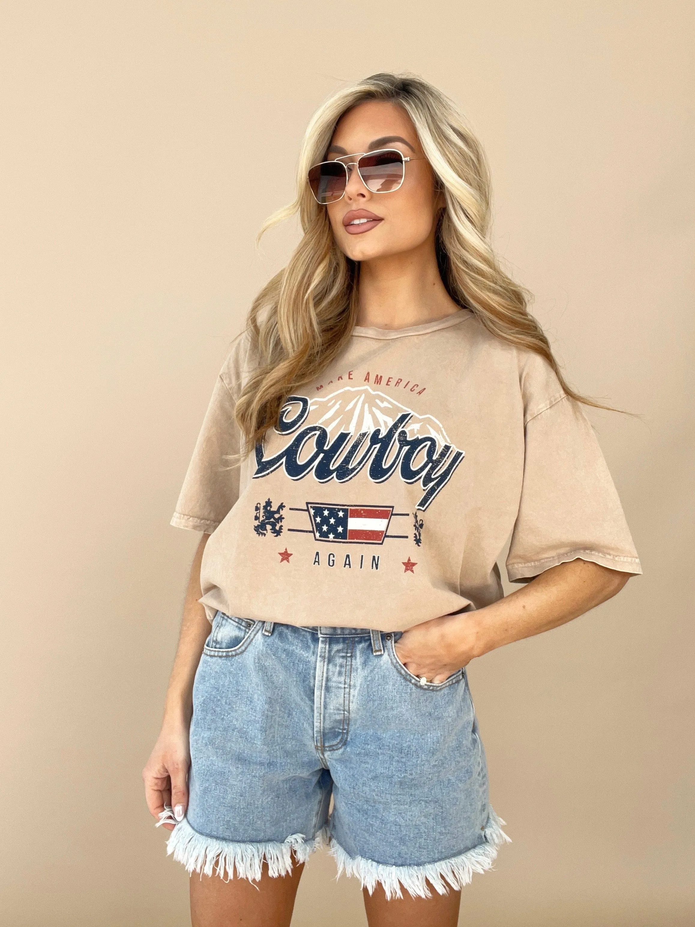 American Cowboy Graphic Tee sold by LANE 201 product image thumbnail 4