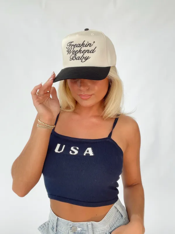 Freakin Weekend Trucker Hat sold by LANE 201