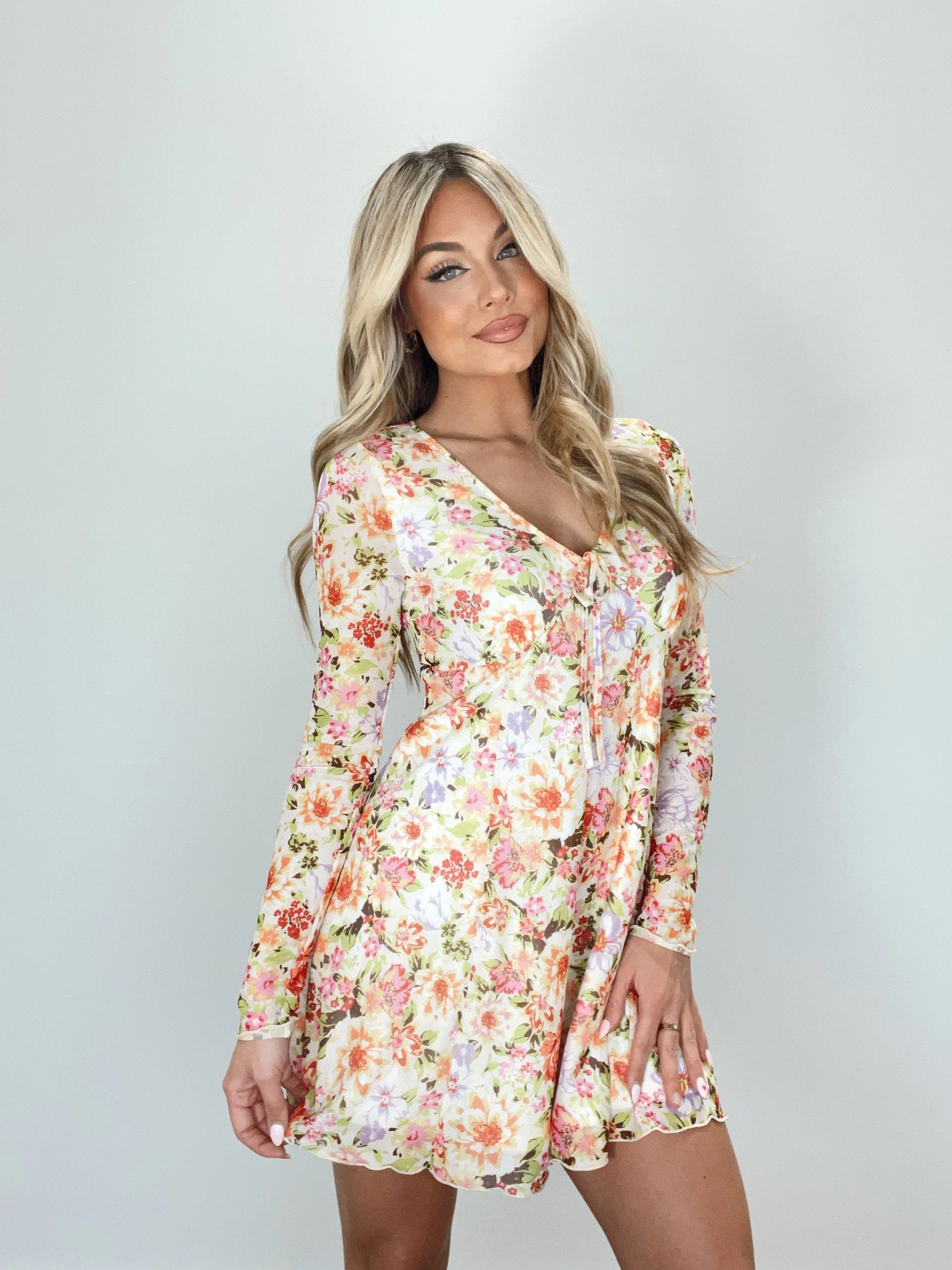 Spring Fling Floral Romper sold by LANE 201 product image thumbnail 4