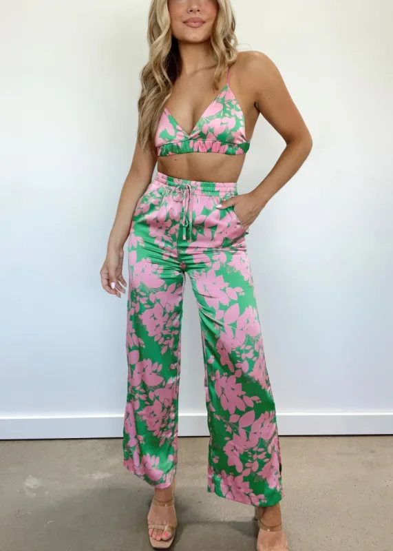 Tropical Twilight Pants sold by LANE 201