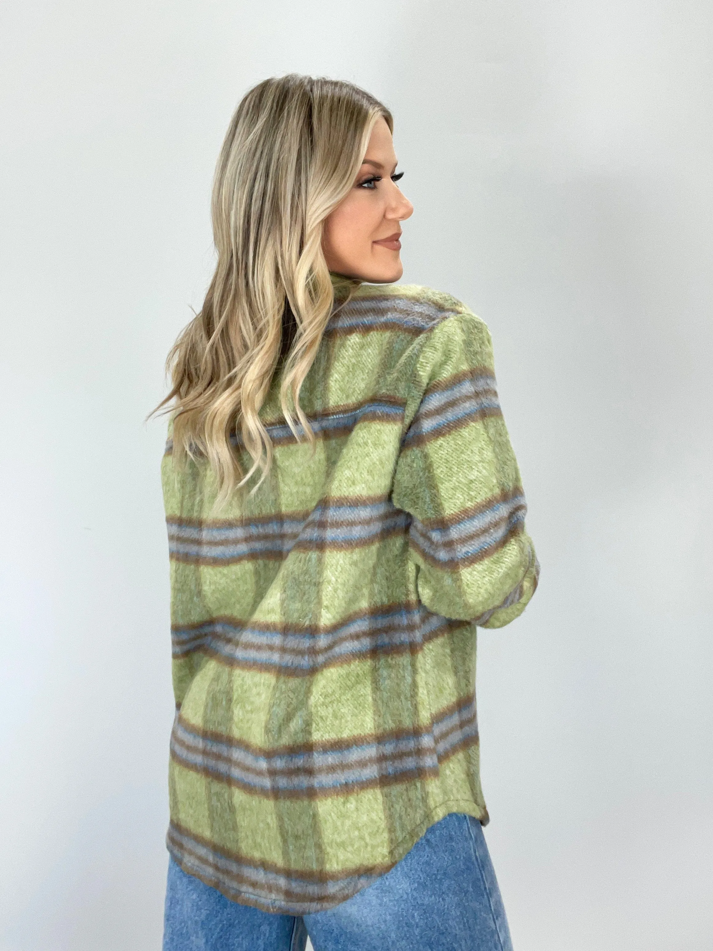 Plaid Pines Shacket sold by LANE 201 product image thumbnail 2