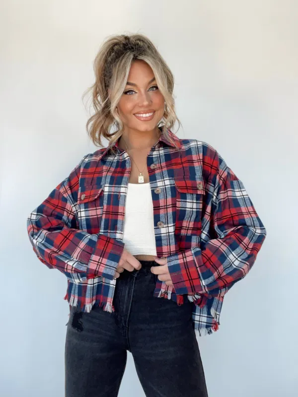 Holiday Festival Plaid Top sold by LANE 201