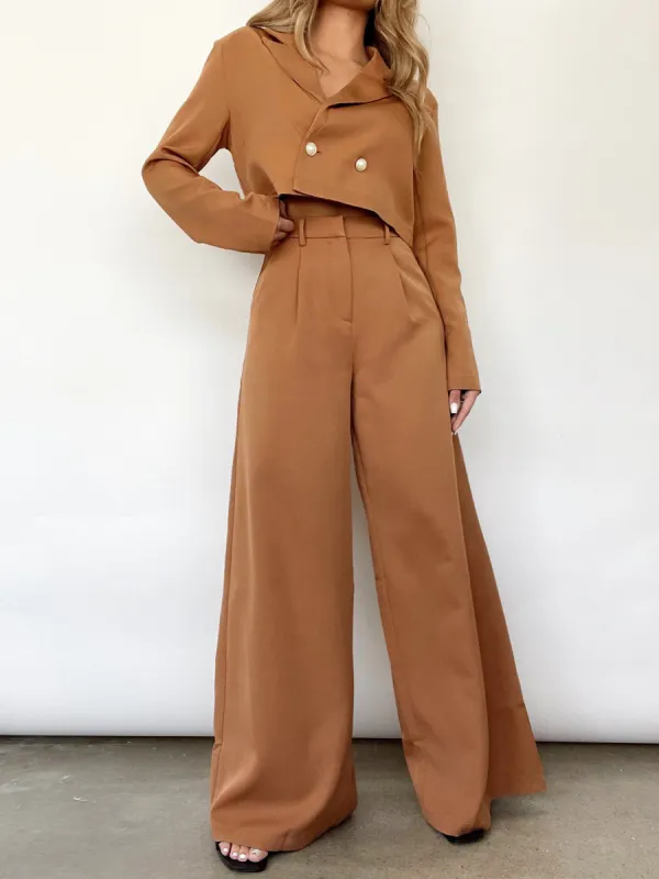 Girl Boss Wide Leg Trousers sold by LANE 201