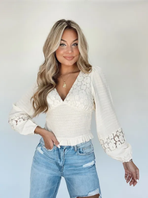 Love Language Lace Top sold by LANE 201