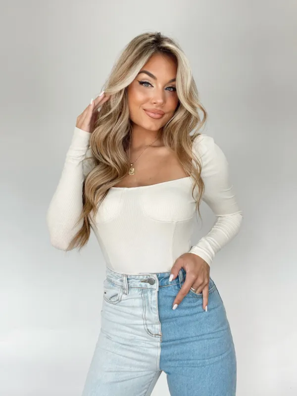 Keep It Simple Bodysuit sold by LANE 201
