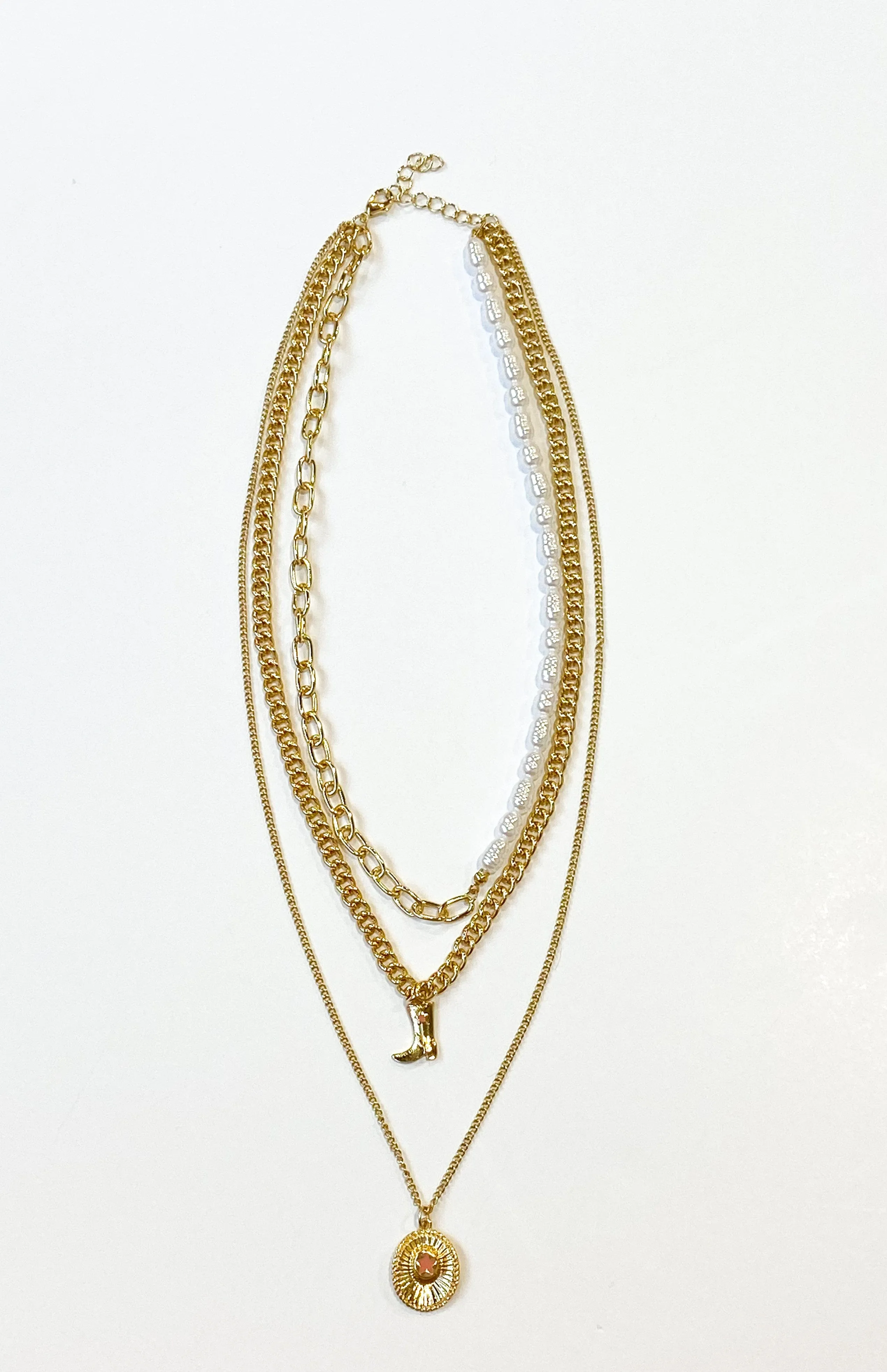 Music City Layered Necklace sold by LANE 201 product image thumbnail 2