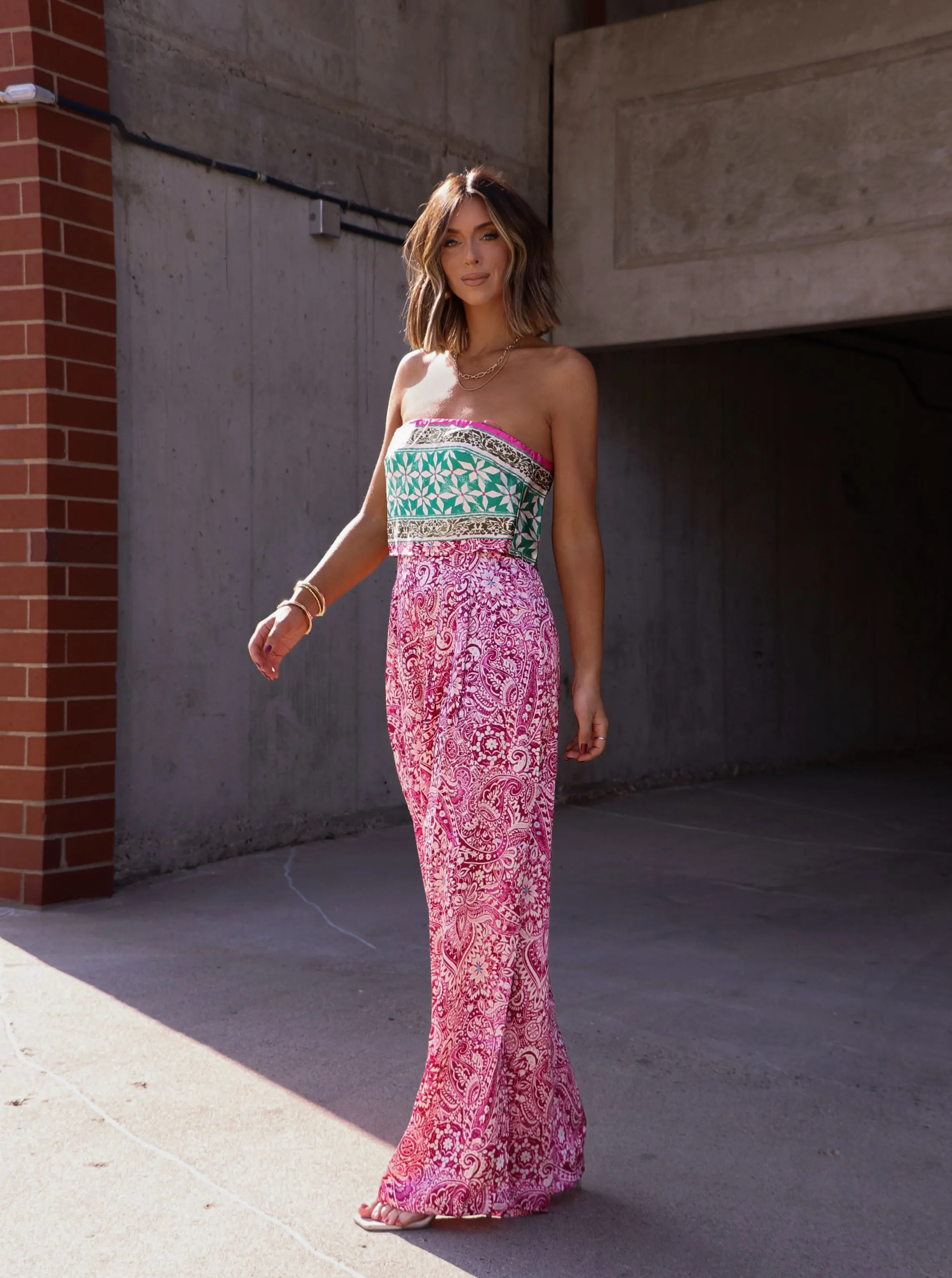 Paisley Satin Jumpsuit sold by LANE 201 product image thumbnail 5