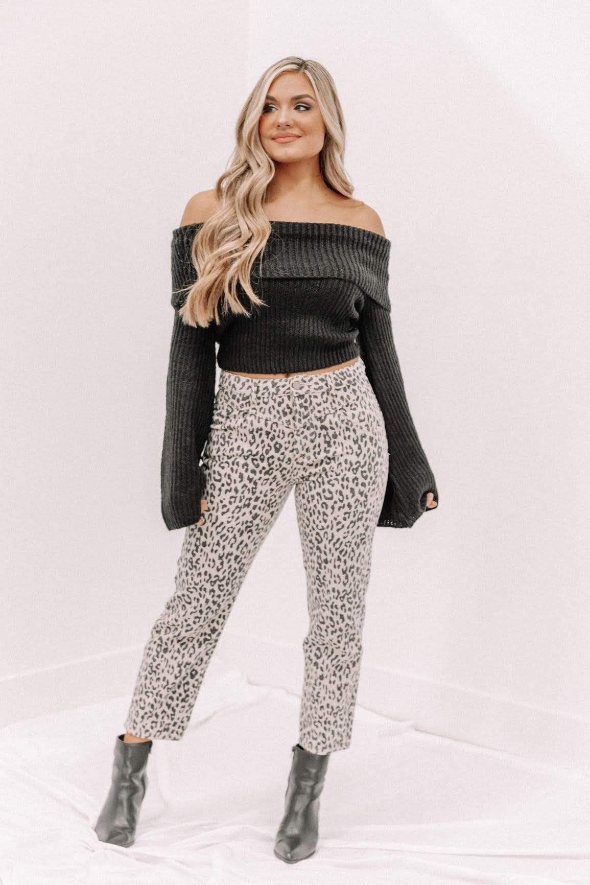 Leopard Print Trousers sold by LANE 201