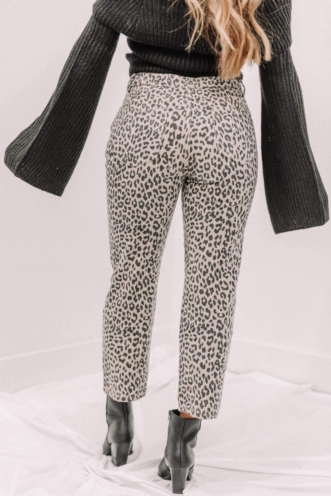 Leopard Print Trousers sold by LANE 201 product image thumbnail 3
