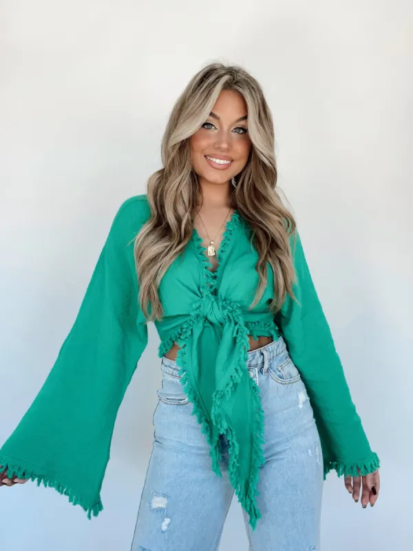 Wear Your Greens Top sold by LANE 201