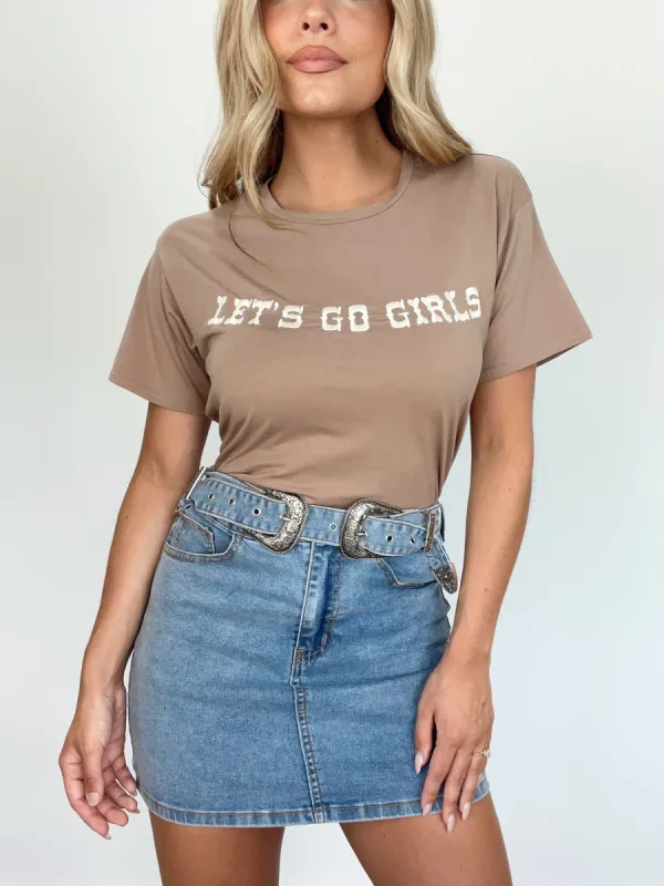 Let's Go Girls Tee sold by LANE 201
