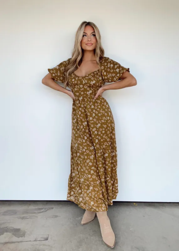 Harvest Hues Maxi Dress sold by LANE 201