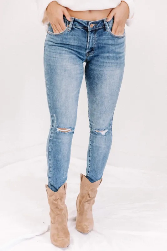 Special A Mid Rise Ankle Skinny sold by LANE 201