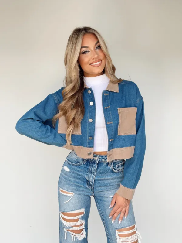 Hayride Chic Denim Jacket sold by LANE 201