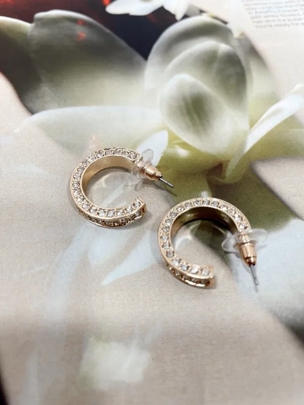 Gold Jillian Hoop sold by LANE 201