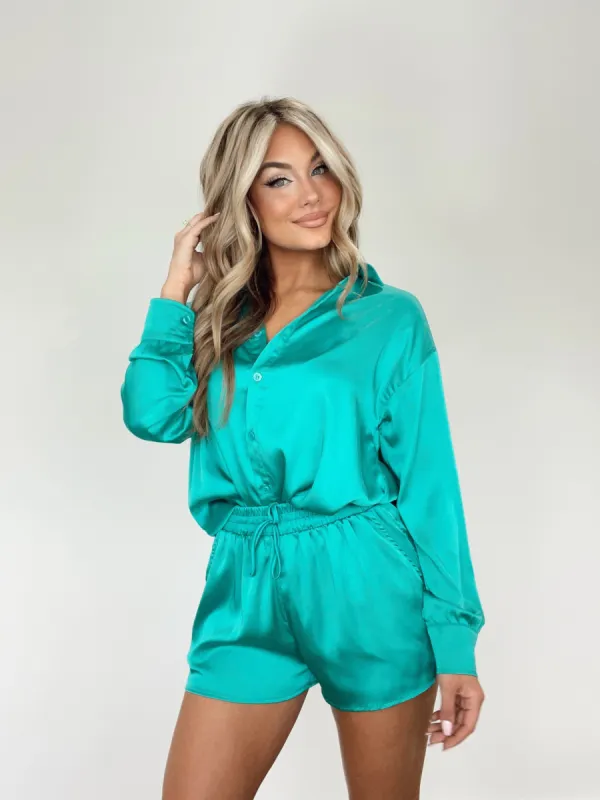 Emerald Escape Button Up sold by LANE 201