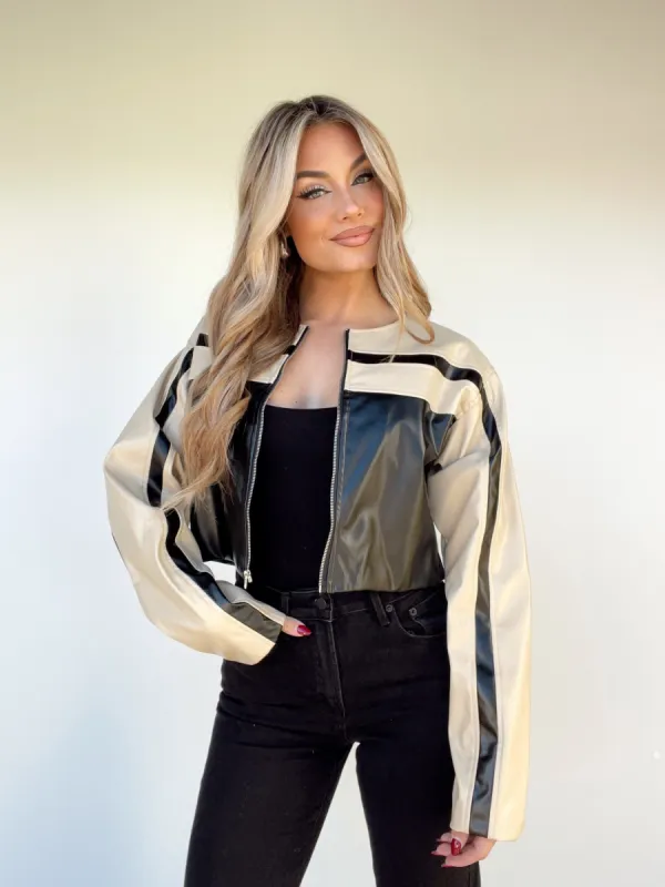 Speedway Moto Jacket sold by LANE 201