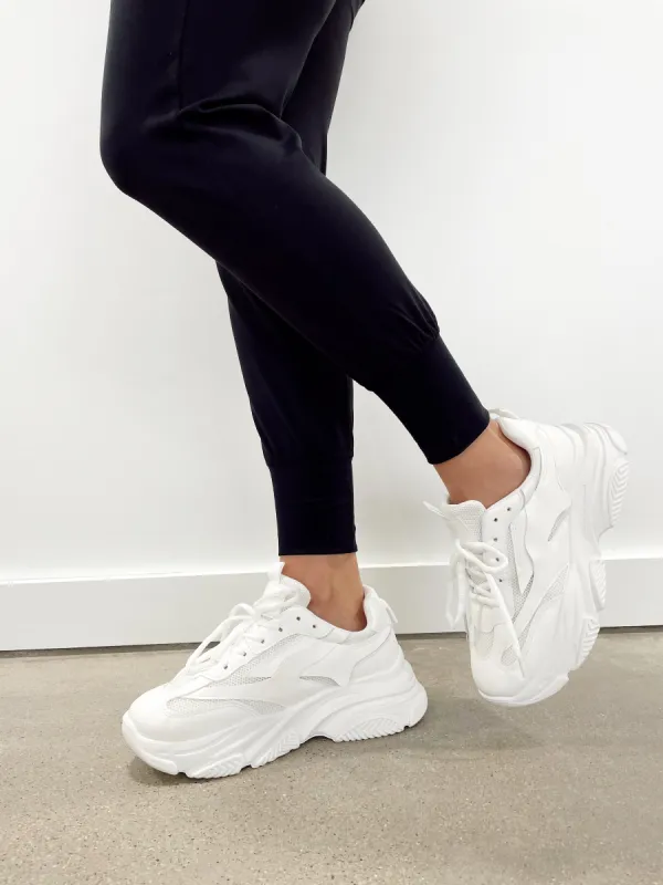 White Jordan Sneaker sold by LANE 201