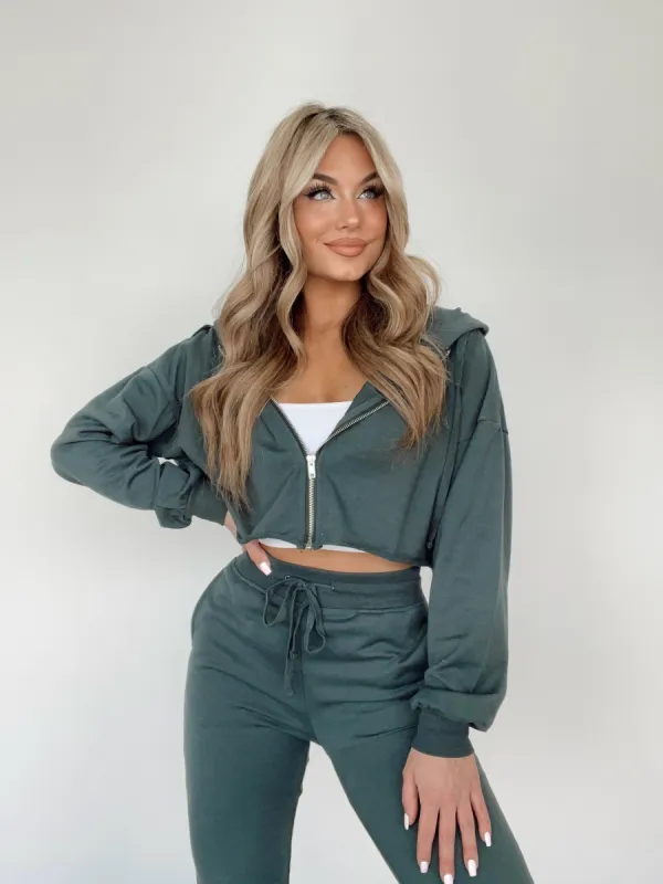 Dark Teal Fit For It Hoodie sold by LANE 201