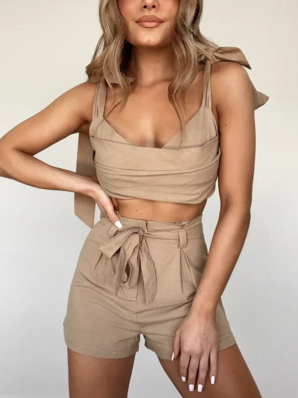 Sandy Oasis Shorts made by LANE 201