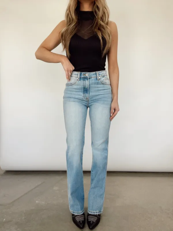 Kan Can Ultra High Rise Bootcut Denim sold by LANE 201