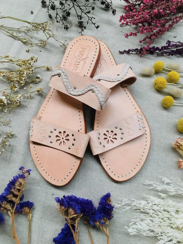 Bora Bora Sandals - Blush sold by Mahiya
