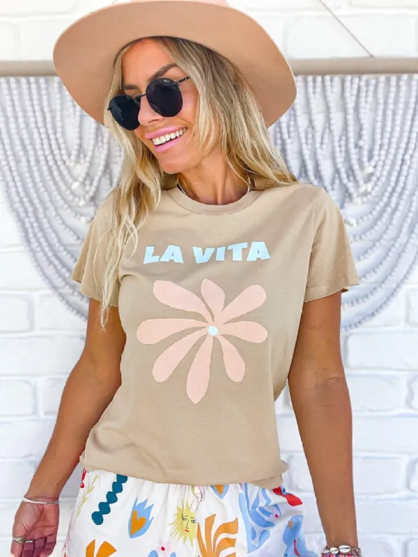 La Vita Tee sold by Mahiya