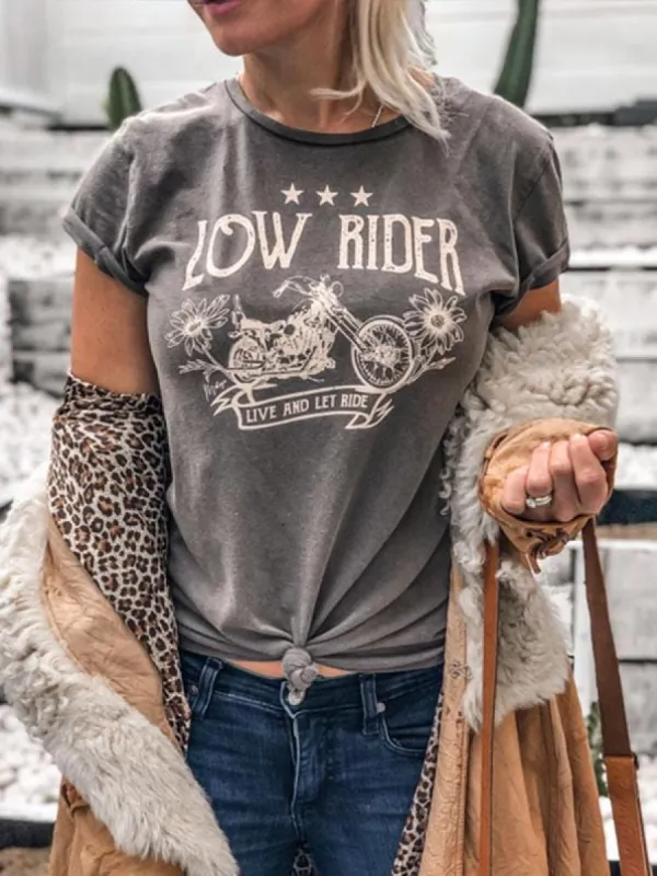 WS Low Rider Organic Tee sold by Mahiya