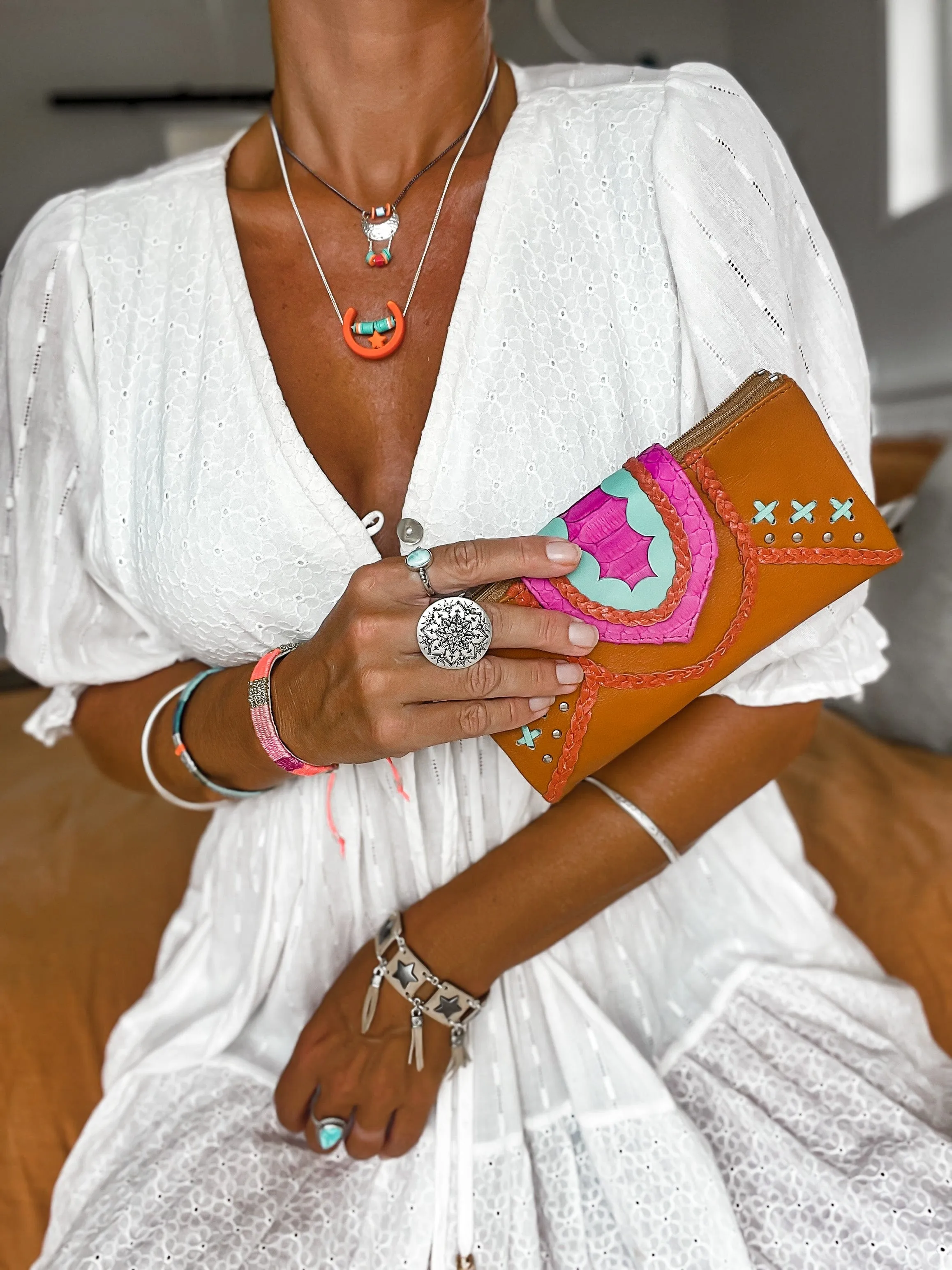 Azire Spring Leather Wallet sold by Mahiya