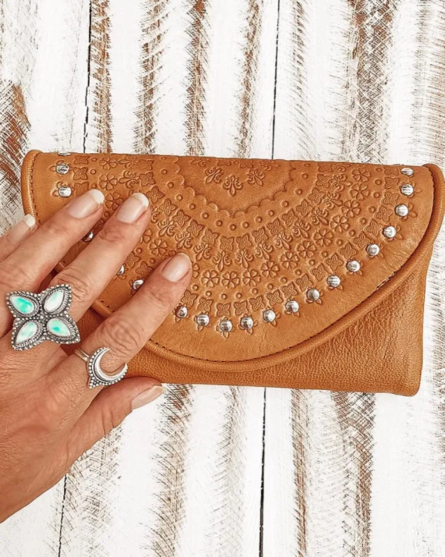 WS - Woodstock Wallet - Tan sold by Mahiya