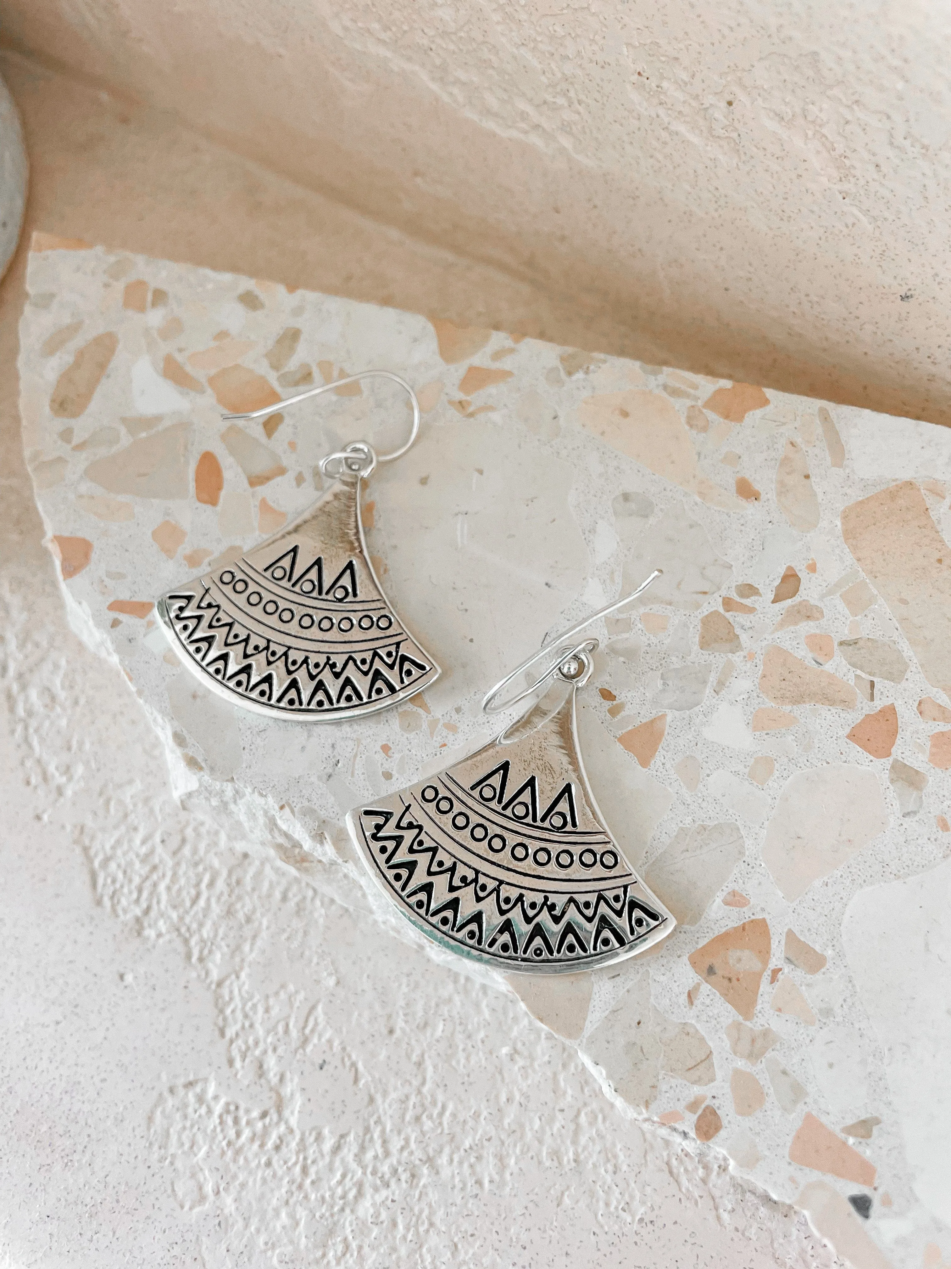 Zarli Silver earings sold by Mahiya product image thumbnail 2
