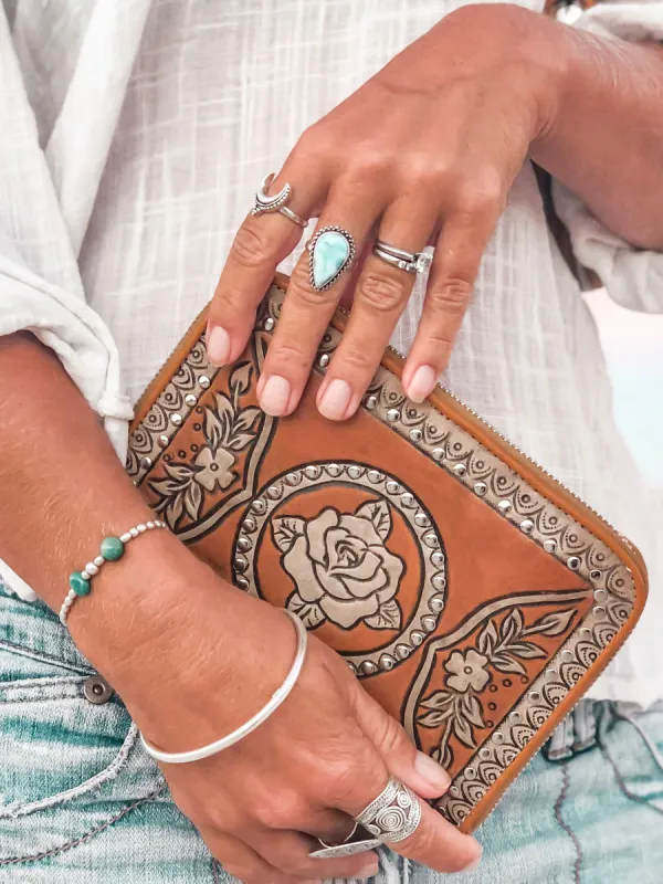 Rosa Wallet made by Mahiya