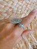 Tainted Love Blue Topez Ring sold by Mahiya