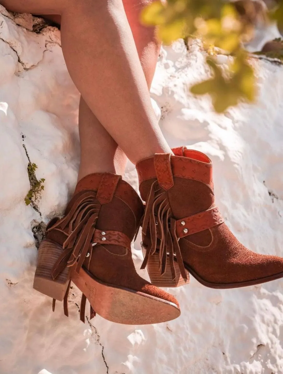 Dixie Vintage Suede Boots sold by Mahiya